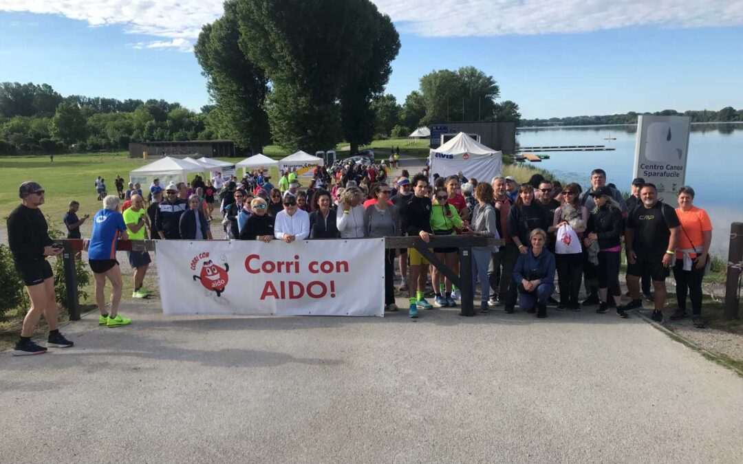 IN QUATTROCENTO AL CAMPO CANOA DI MANTOVA PER LA 4^EDIZIONE DELLA “CAMMINA E CORRI CON AIDO”